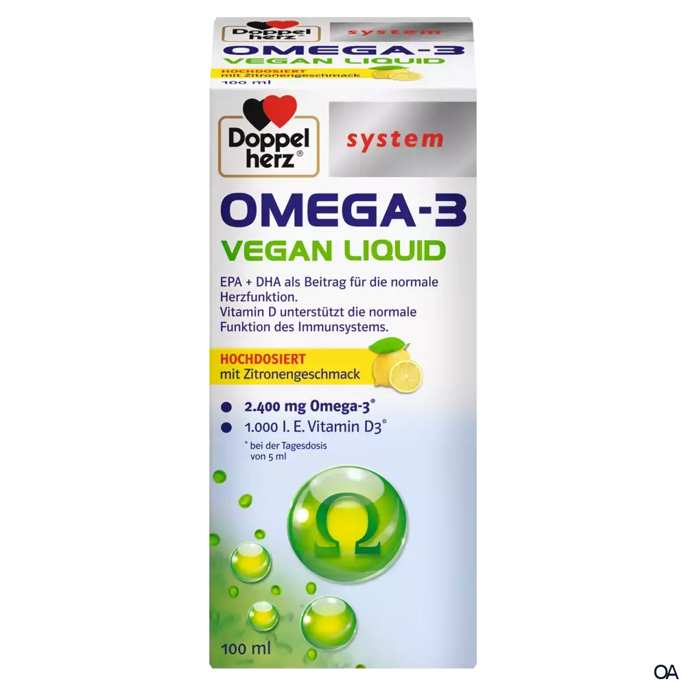 Doppelherz system OMEGA-3 VEGAN LIQUID