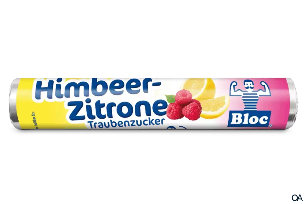 Bloc® Traubenzucker Himbeer-Zitrone Rolle