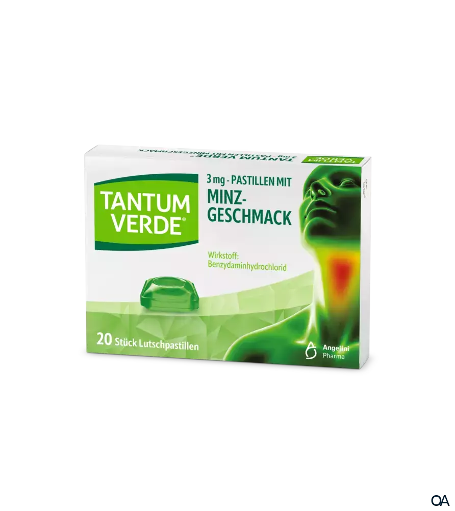 Tantum Verde® 3 mg – Pastillen mit Minzgeschmack