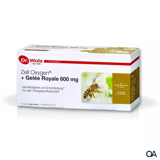 Dr. Wolz Zell Oxygen + Gelée Royale 600mg Ampullen