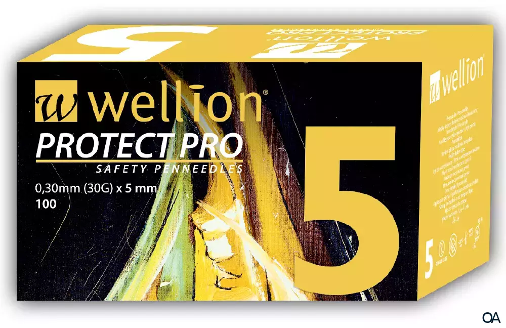 Wellion® PROTECT PRO Safety Pennadeln 5 mm