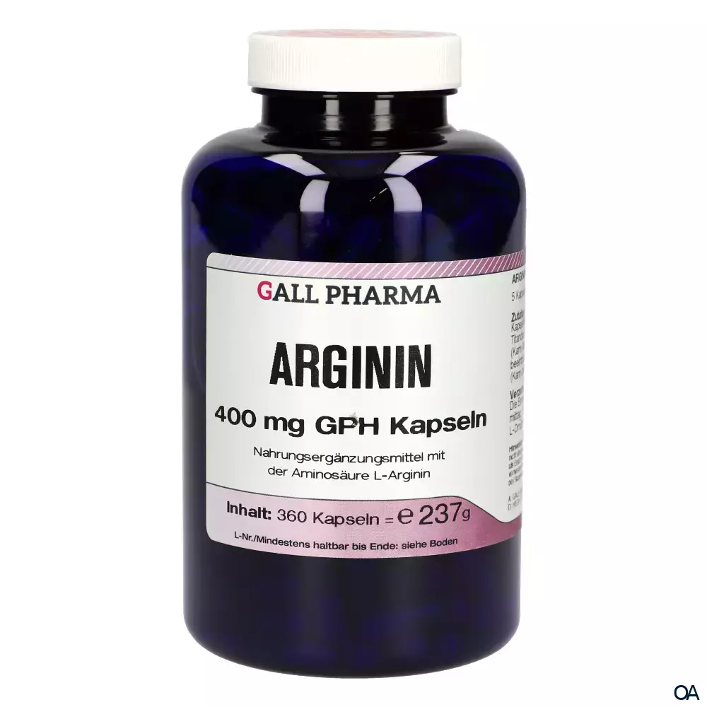 Gall Pharma Arginin 400 mg Kapseln