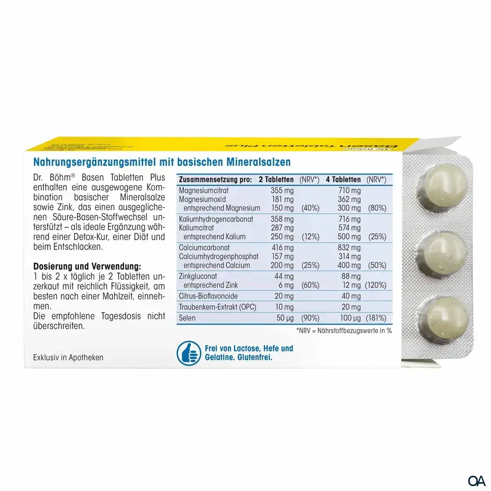 Dr. Böhm® Basen Tabletten Plus