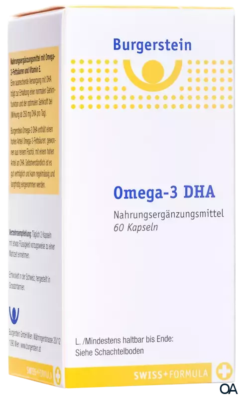 Burgerstein Omega-3 DHA Kapseln