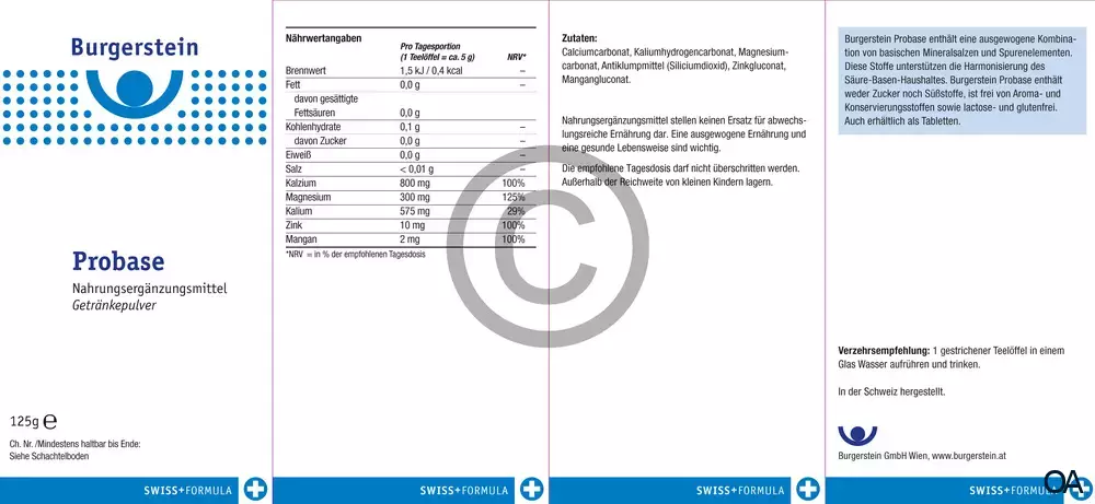 Burgerstein Probase Getränkepulver