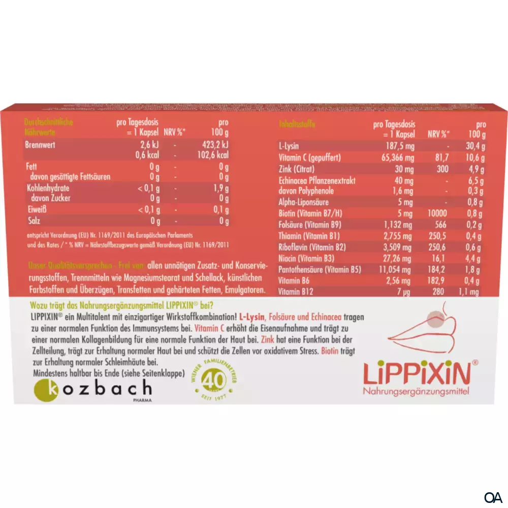 Kozbach Pharma LIPPIXIN MSR Kapseln