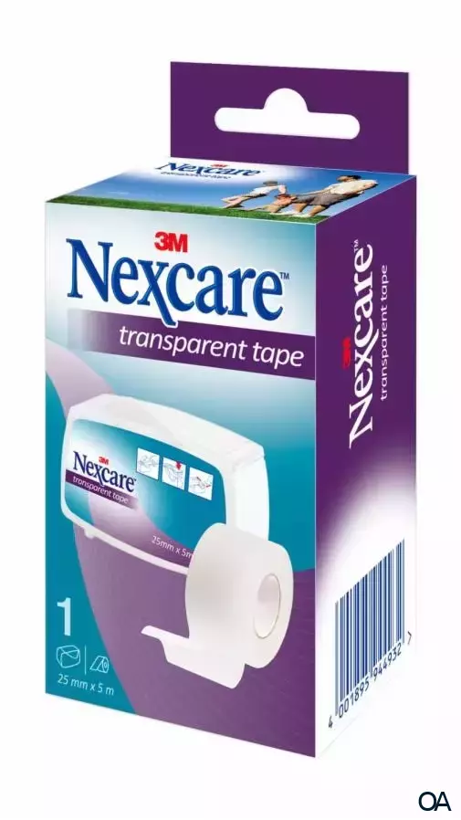 3M Nexcare™ Transparentes Fixierpflaster, 25 mm x 5 m