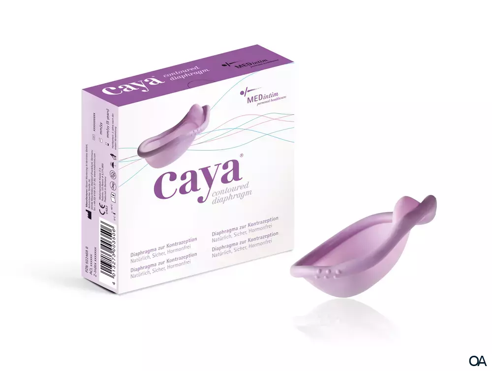 CAYA Diaphragma mit Aufbewahrungsbox