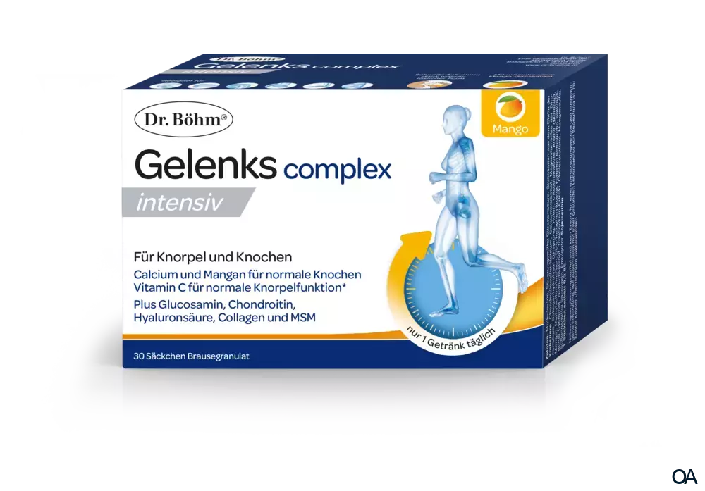 Dr. Böhm® Gelenks complex intensiv Brausegranulat - Mango