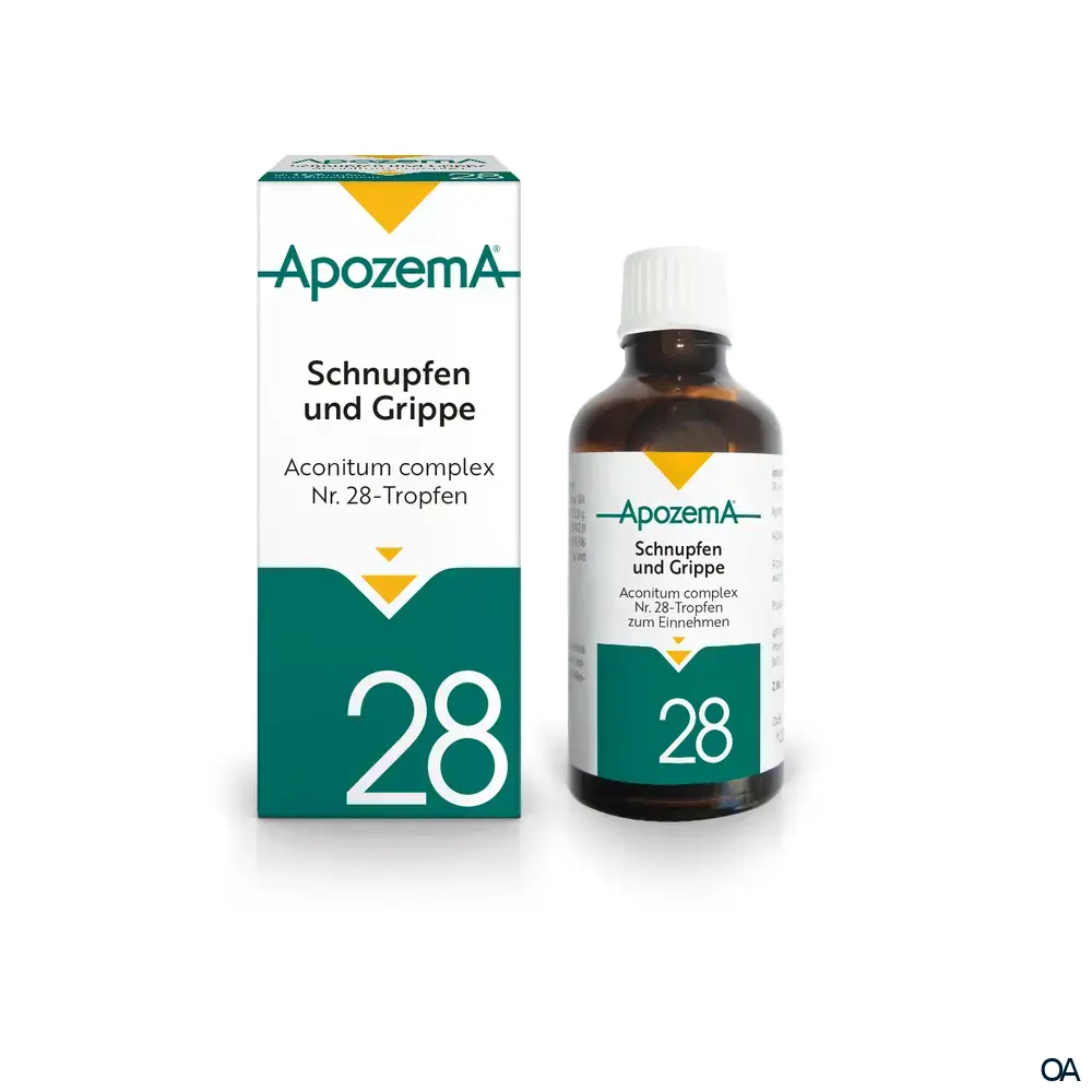 Apozema® Schnupfen und Grippe Aconitum complex Nr. 28 Tropfen zum Einnehmen