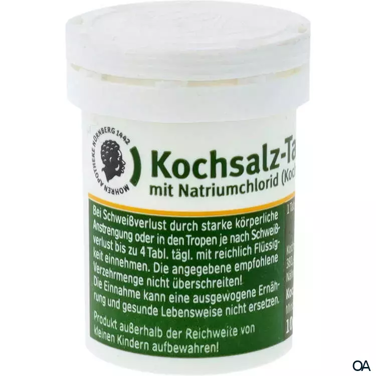 Mohren-Apotheke Kochsalz-Tabletten mit Natrium-Chlorid (Kochsalz)