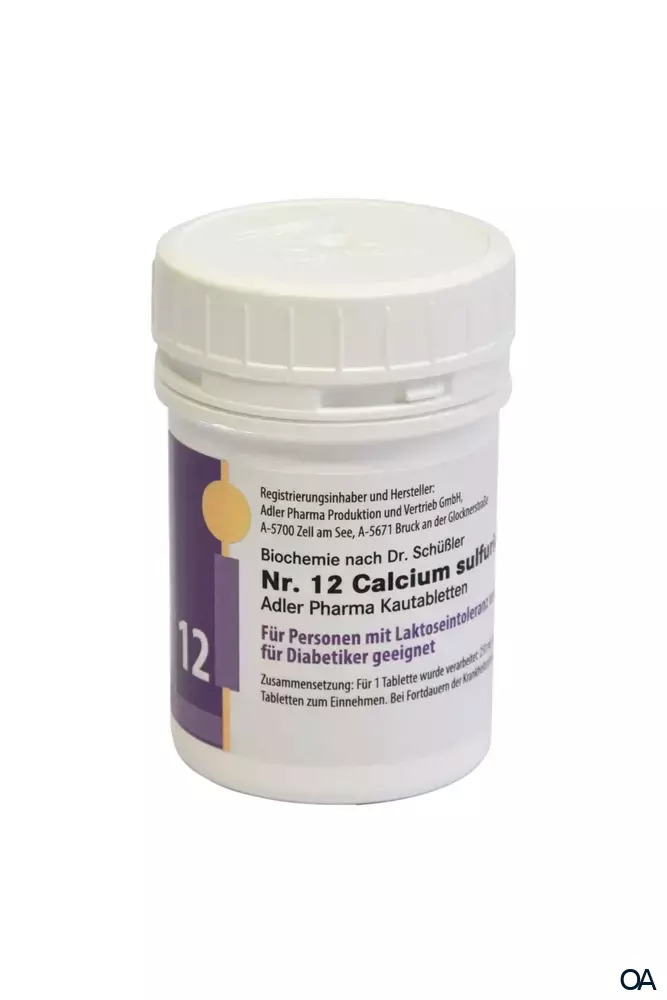 Schüßler Nr. 12 Calcium sulfuricum D6 LI