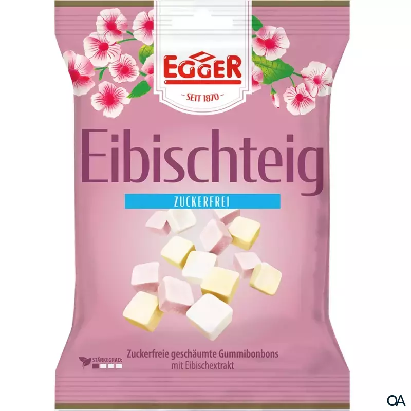 Egger Eibischteig geschäumte Gummibonbons zuckerfrei