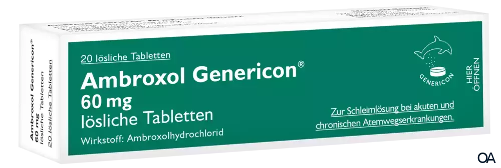 Ambroxol Genericon 60 mg lösliche Tabletten