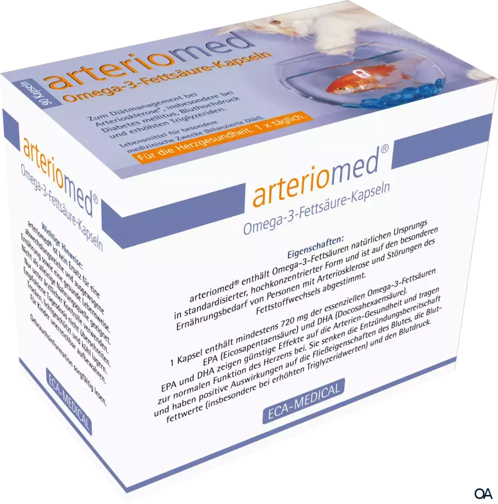 arteriomed® Omega-3-Fettsäure-Kapseln