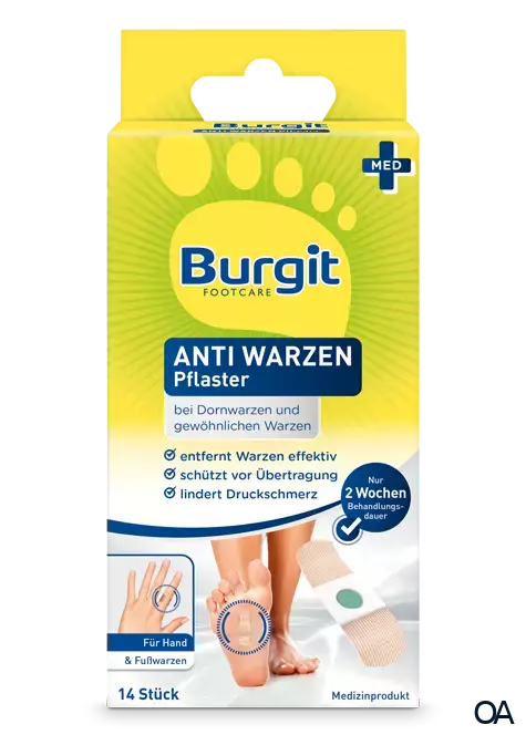 Burgit Footcare Anti Warzen Pflaster