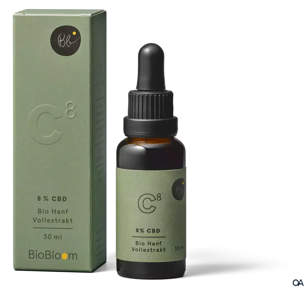 BioBloom Hanf Vollextrakt 8% Bio CBD Öl