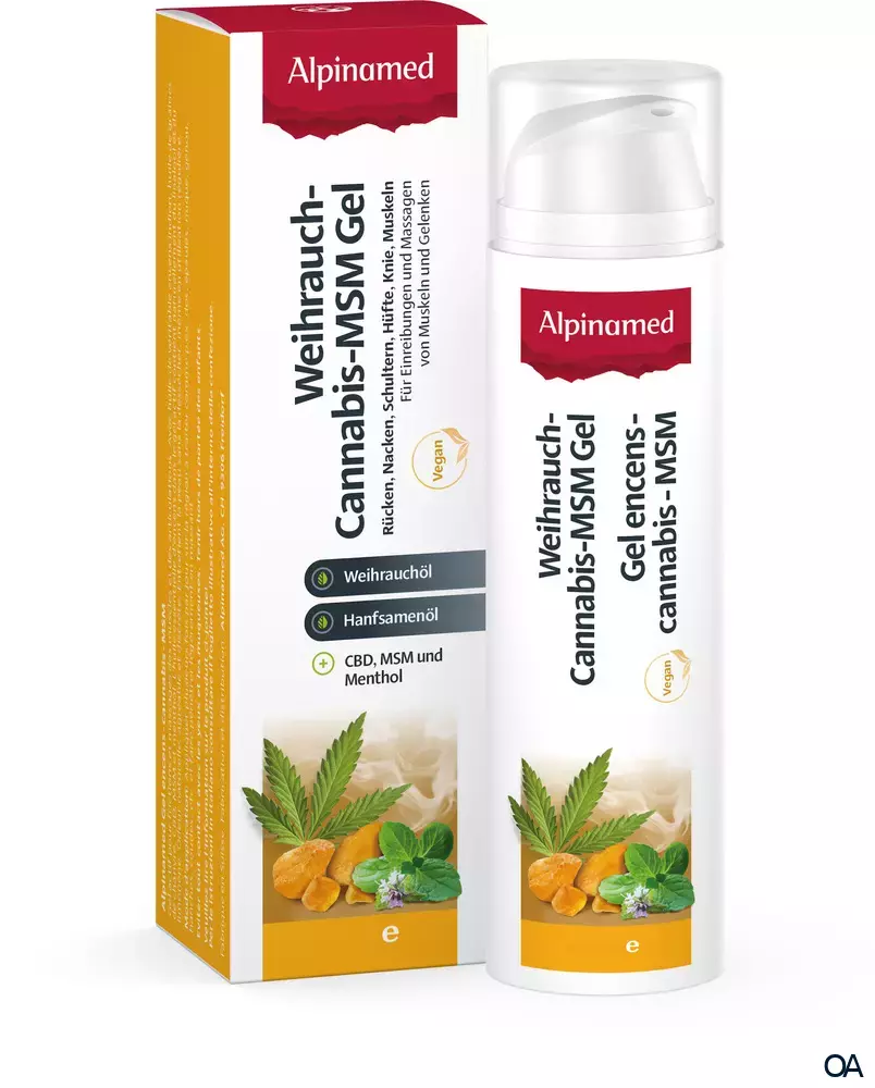 Alpinamed® Weihrauch-Cannabis-MSM Gel