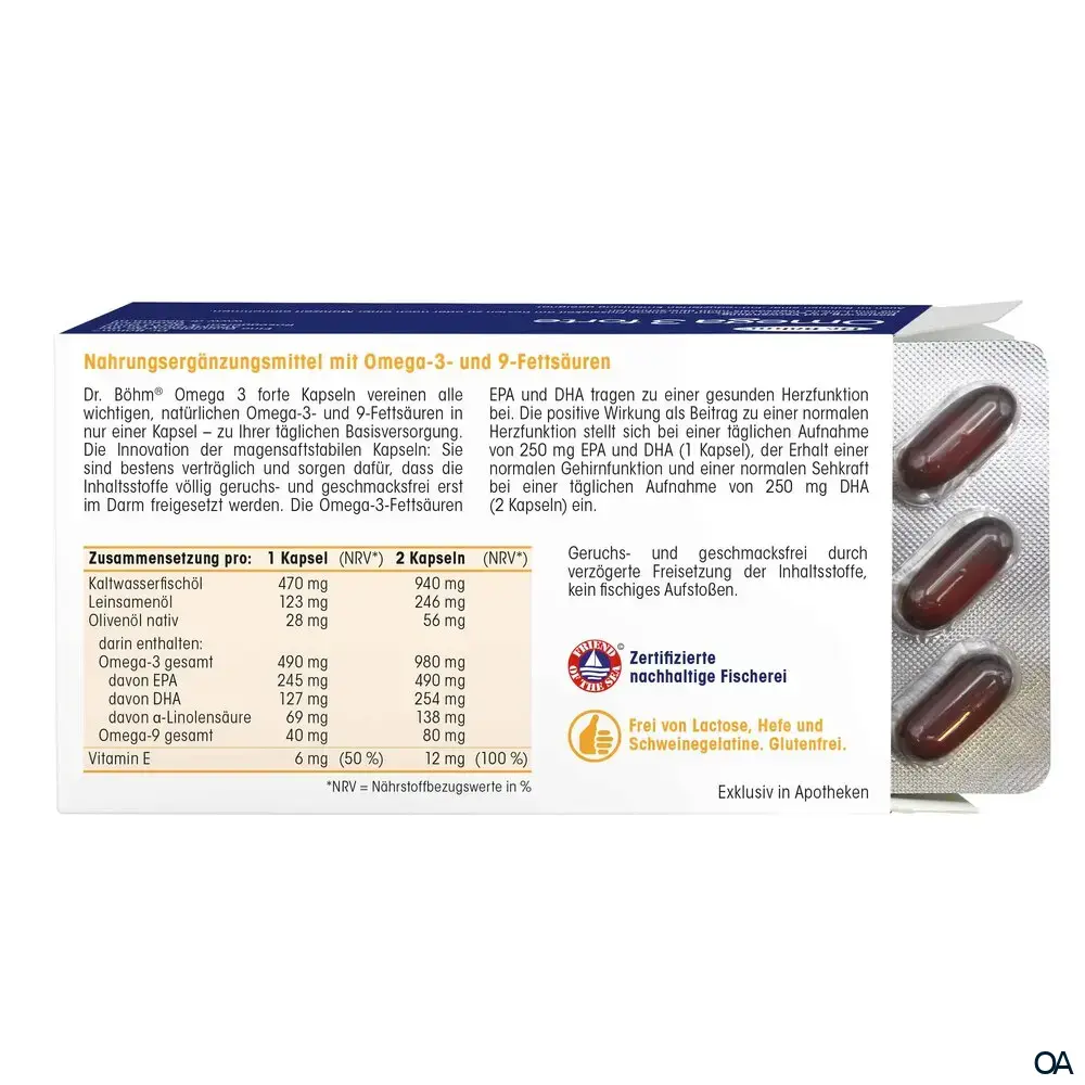 Dr. Böhm® Omega 3 forte Kapseln