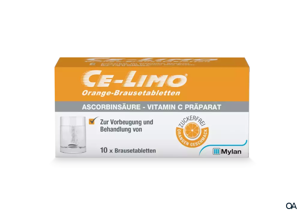 Ce-Limo® Orange Brausetabletten