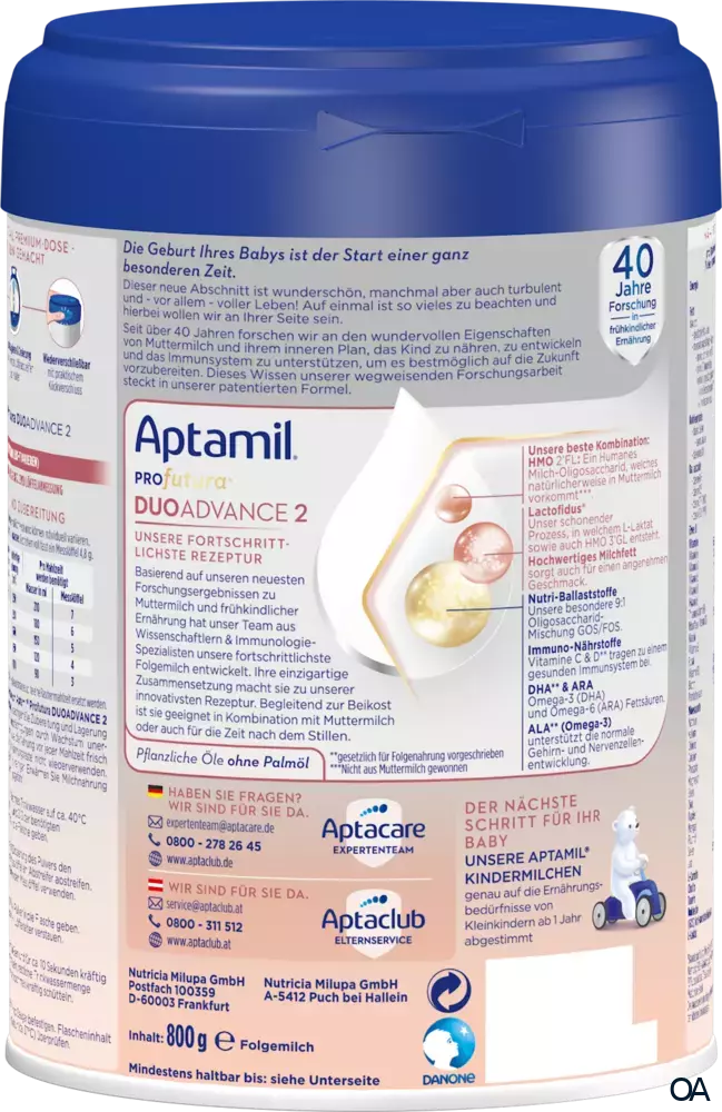 Aptamil Profutura Duoadvance 2 Folgemilch Pulver