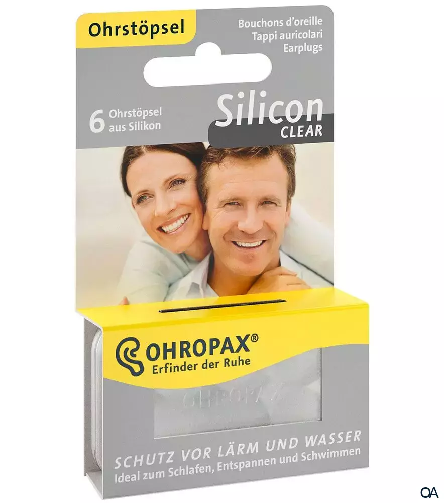 Ohropax Silicon Clear Gehörschutzstöpsel