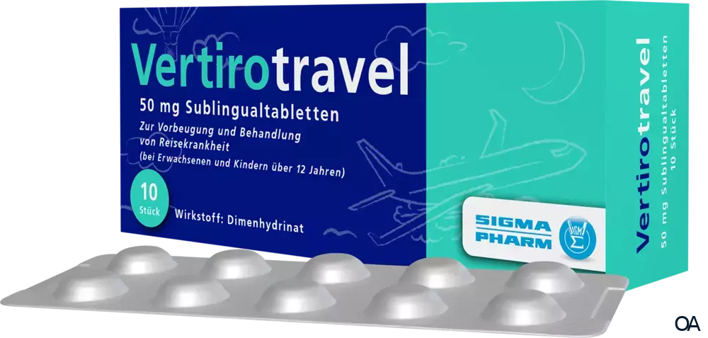 VERTIROTRAVEL 50 mg Sublingualtabletten