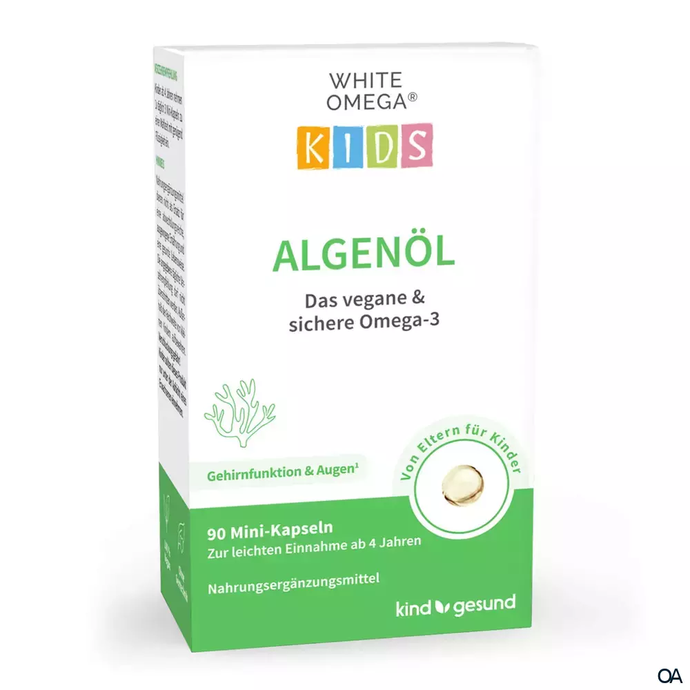 kindgesund WHITE OMEGA® Kids Omega-3 Algenöl Kapseln