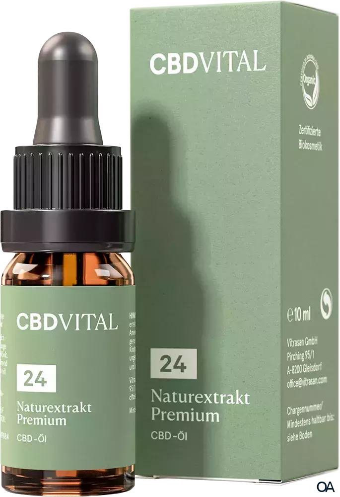 CBD VITAL Naturextrakt Premium Öl 24%