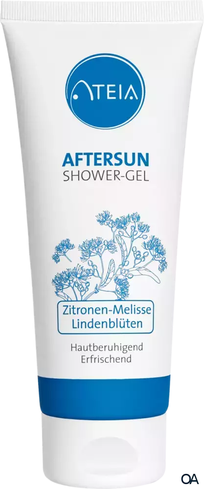 ATEIA® AFTERSUN SHOWER GEL mit Zitronen-Melisse und Lindenblüten