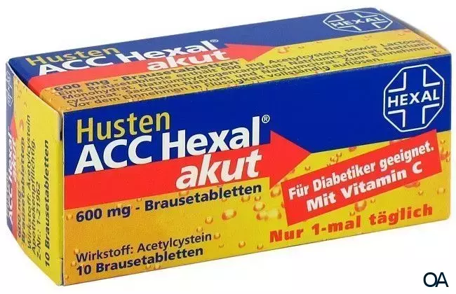 Husten ACC Hexal akut 600 mg Brausetabletten