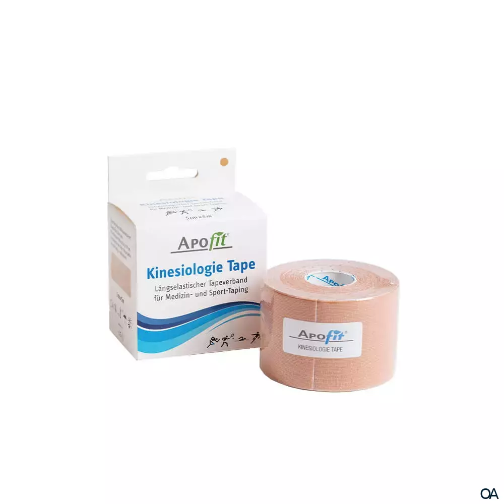 APOfit Kinesiologie Tape beige 5 cm x 5 m