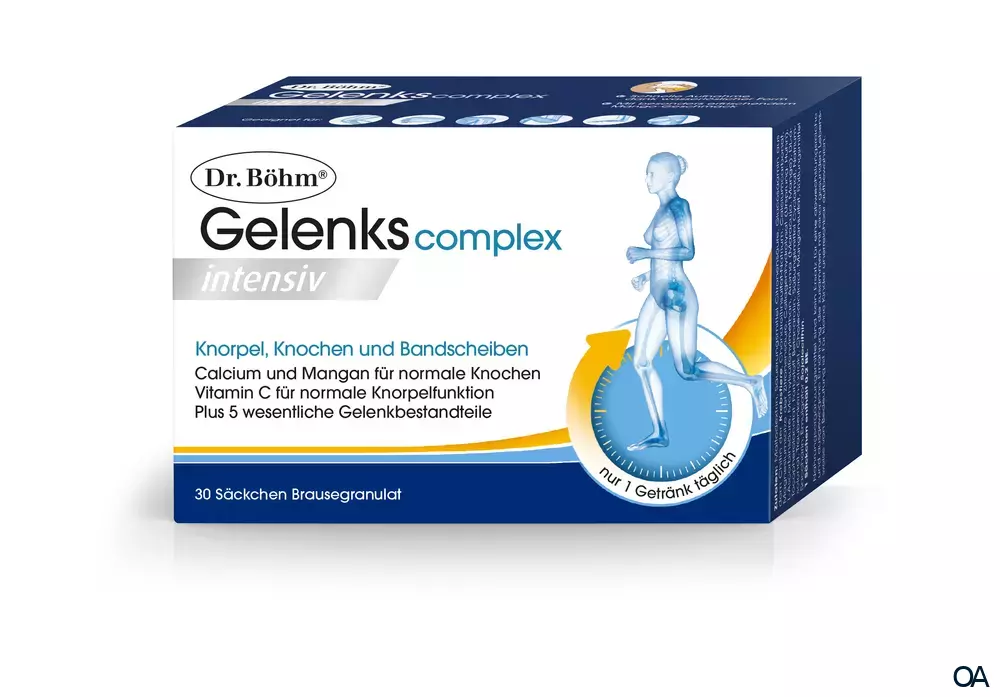 Dr. Böhm® Gelenks complex intensiv Brausegranulat - Mango