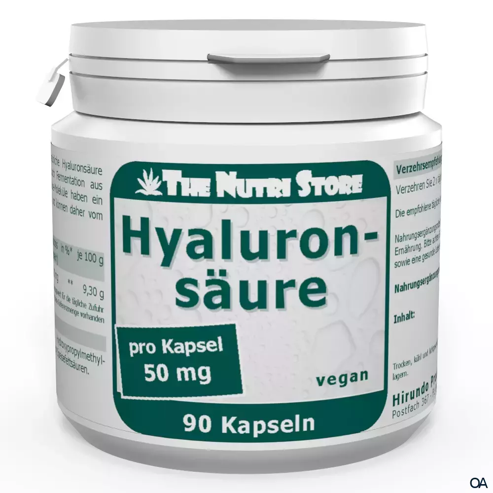 The Nutri Store Hyaluronsäure 50 mg Kapseln