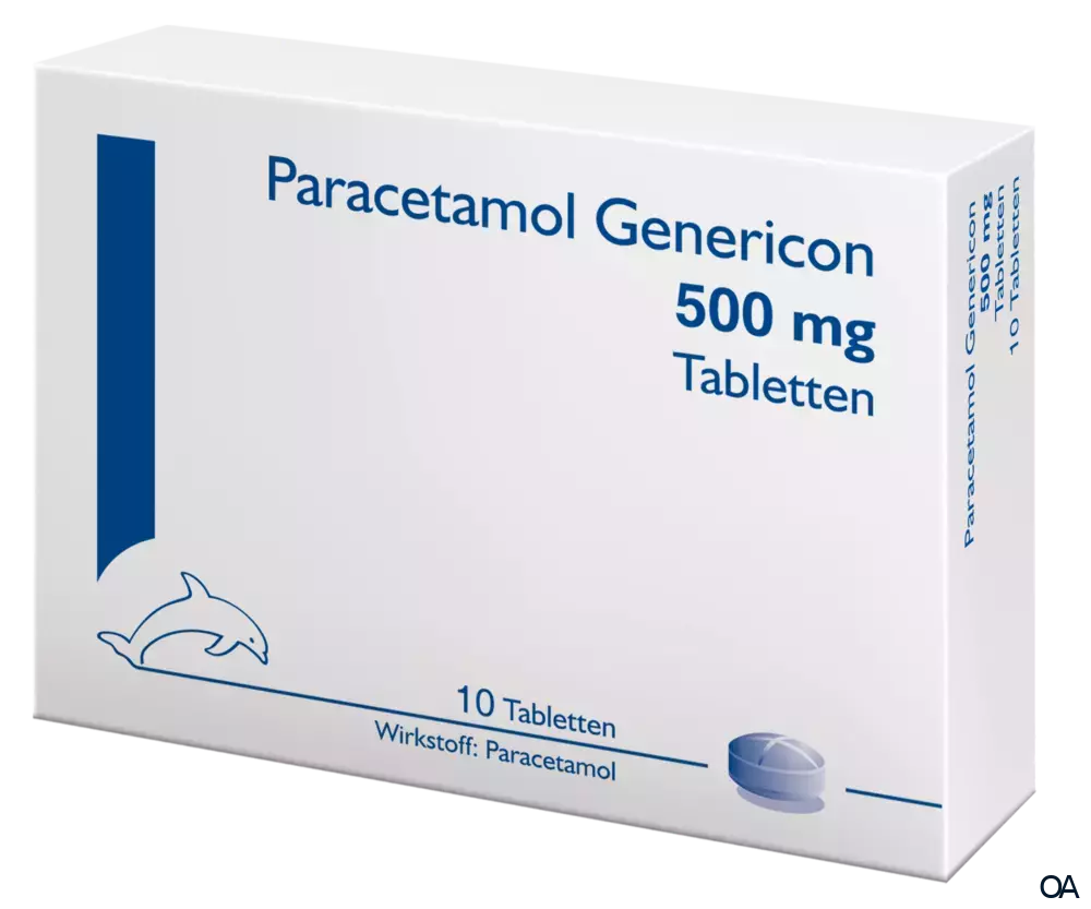 Paracetamol Genericon 500 mg Tabletten