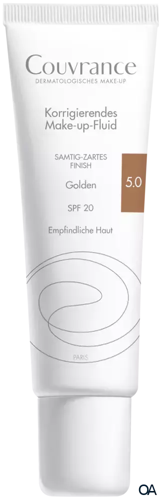 Avène Couvrance korrigierendes Make-up Fluid 5.0 Golden SPF 20