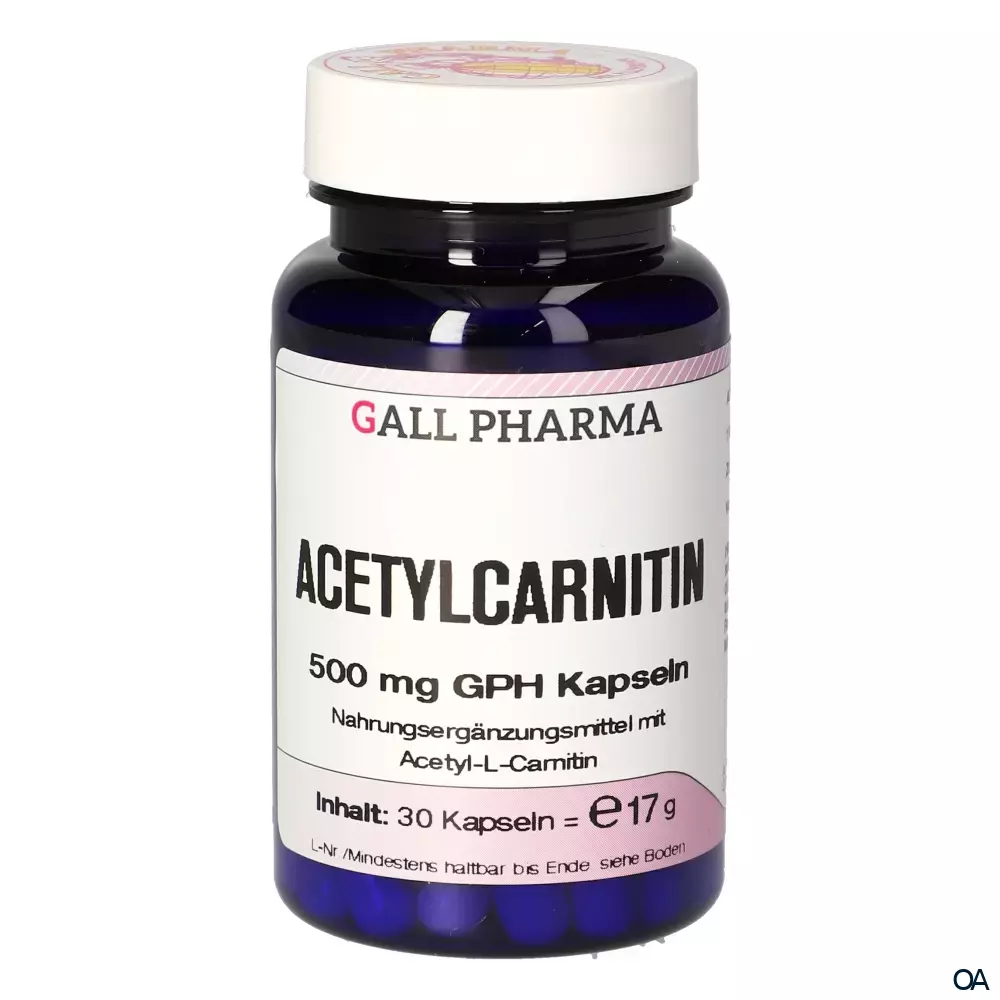 Gall Pharma Acetylcarnitin 500 mg Kapseln