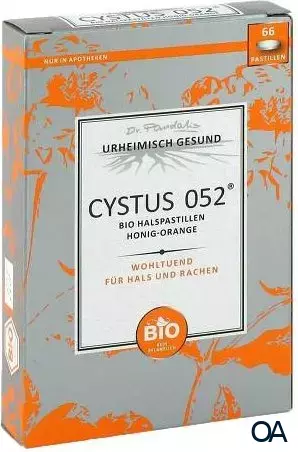 Dr. Pandalis Cystus 052 Bio Halspastillen Honig-Orange