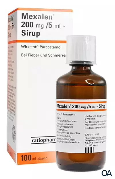 Mexalen® 200 mg/5 ml Sirup