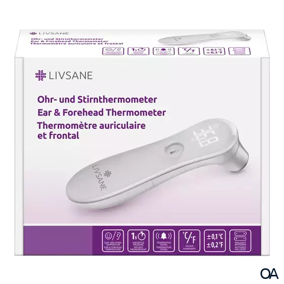 LIVSANE Ohr- und Stirnthermometer