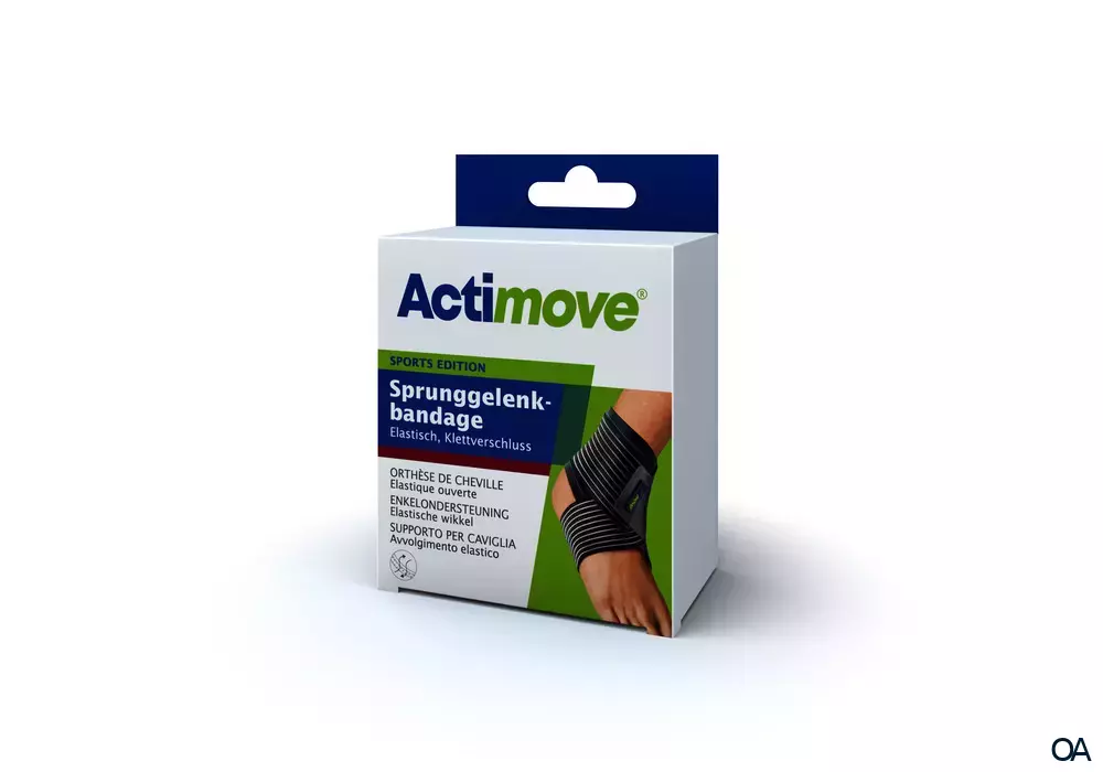 Actimove® Sport Edition Sprunggelenkbandage Elastisch, Klettverschluss Größe L