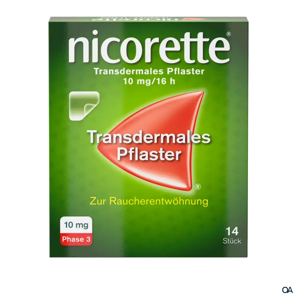 Nicorette 10 mg/16 h – transdermales Pflaster