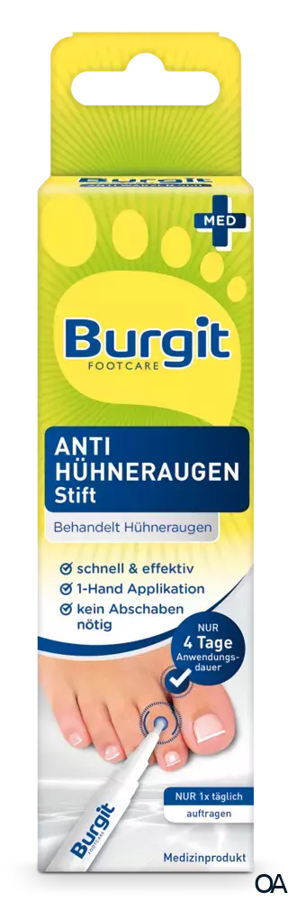 Burgit Footcare Anti Hühneraugen Stift