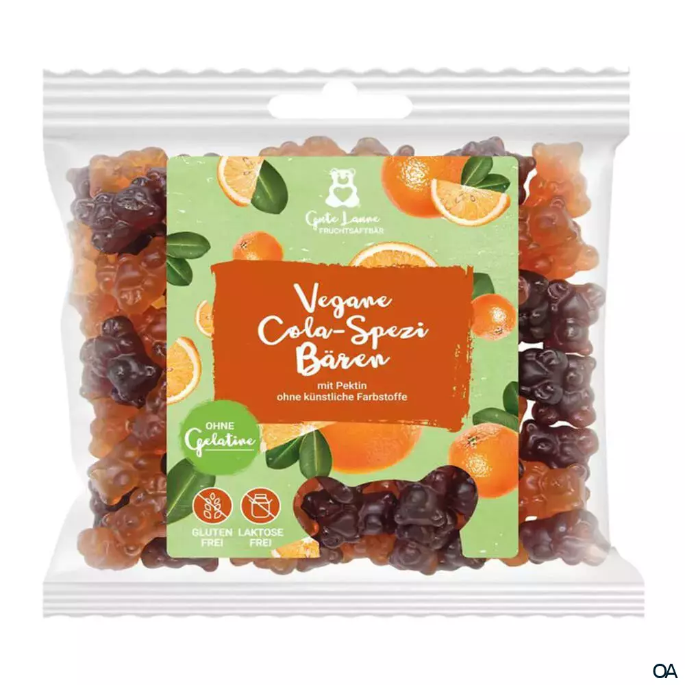 Naschlabor Fruchtgummi Vegane Cola-Spezi Bären