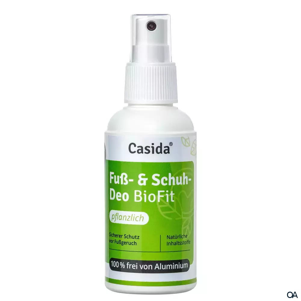 Casida Fuß- und Schuhdeo BioFit Pflanzlich Spray