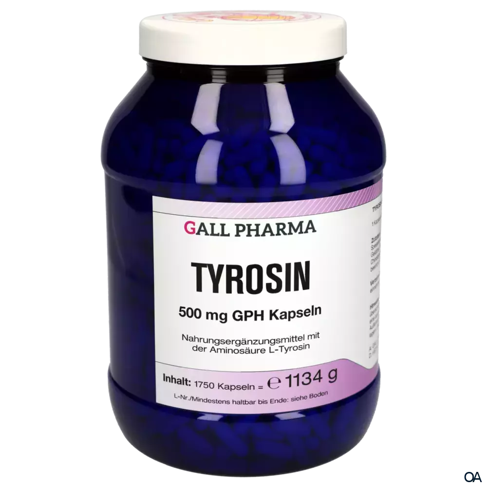 Gall Pharma Tyrosin 500 mg Kapseln