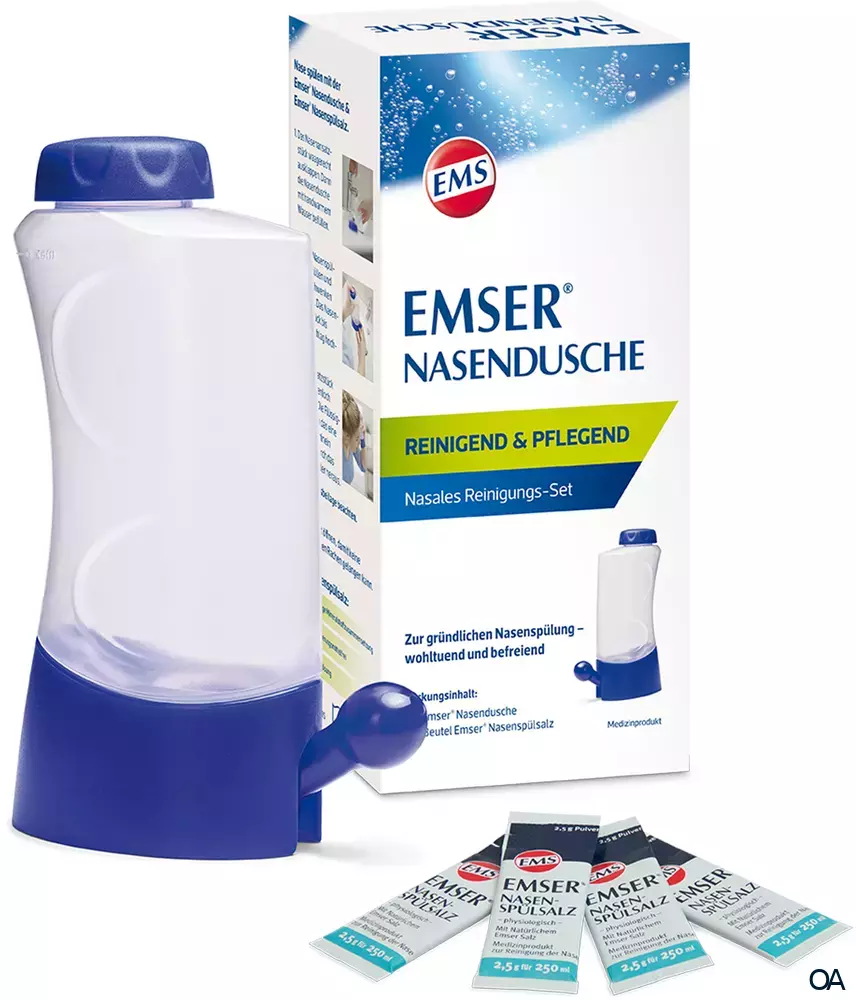 Emser® Nasendusche inkl. Nasenspülsalz 2,5g