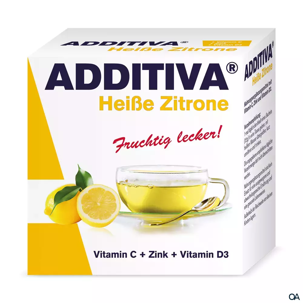 ADDITIVA® Heiße Zitrone Heißgetränkepulver 12 g