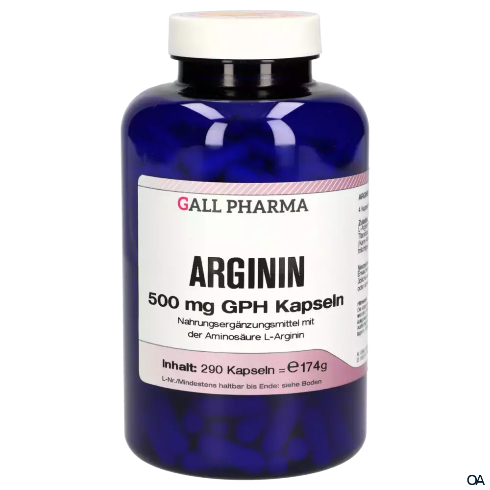 Gall Pharma Arginin 500 mg Kapseln