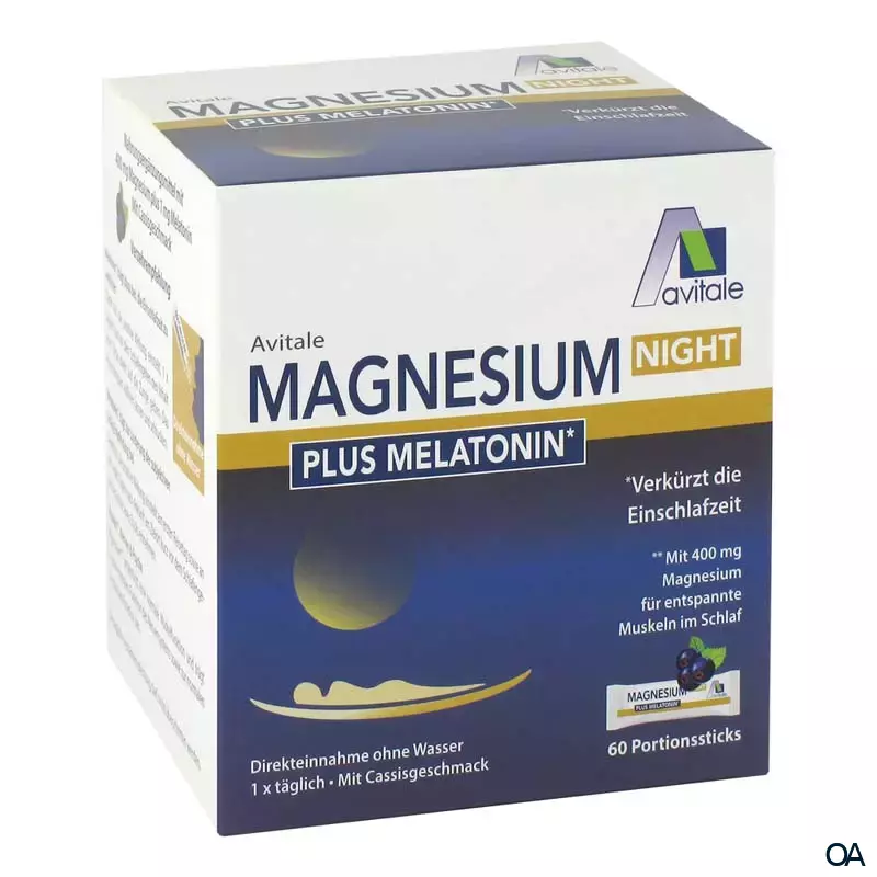 Avitale Magnesium Night plus Melatonin Sticks